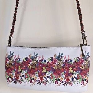 Elliott Lucca White Floral Shoulder Bag